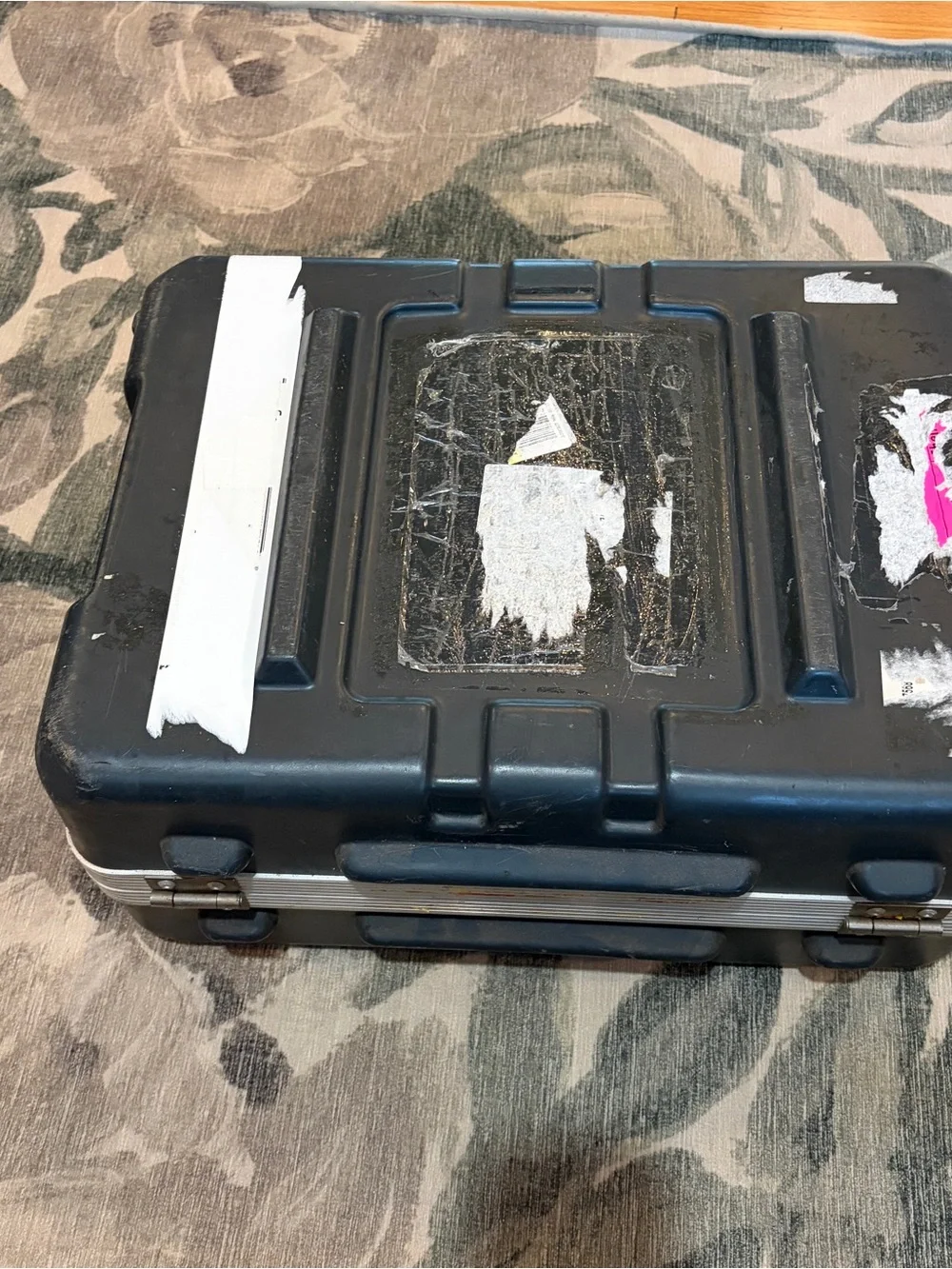 Vintage Hard Flight Travel Case LHT HAM 20 X 14 X 10 Inch Inches Lufthansa